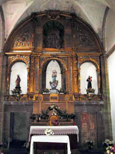 Estado de la capilla previo a la restauración.